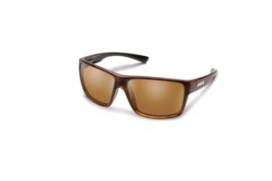 suncloud hawthorne polarized sunglasses, burnished brown/polarized brown