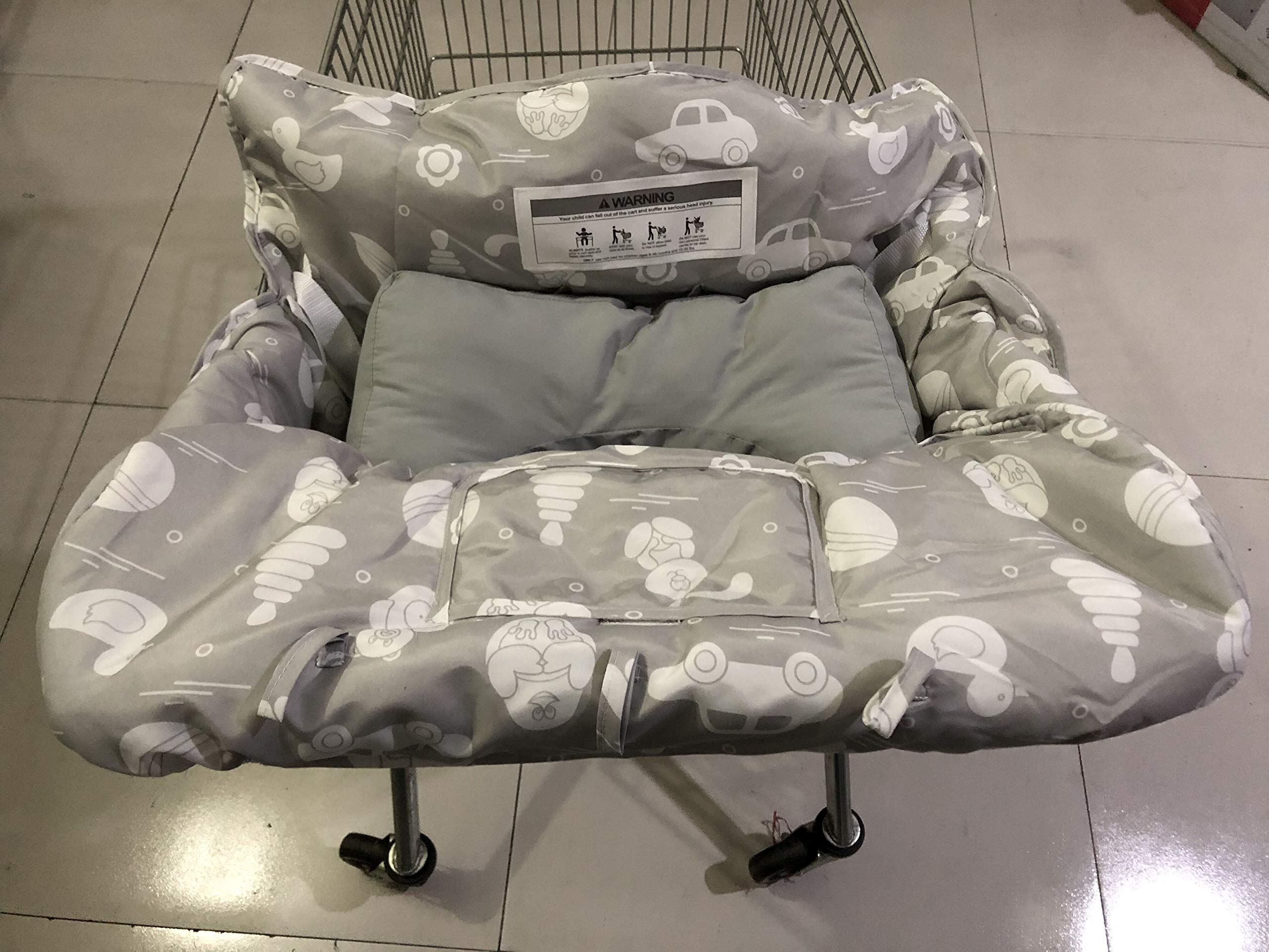 Shopping Cart Pillow for Grocery Cart Covers, High Chairs, and Other Seats. Soft Positioner Pillow Gives Your Child Support