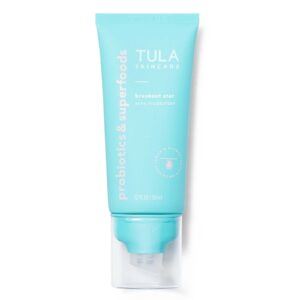 tula skin care breakout star - acne moisturizer, prevents & treats mild breakouts, brightens marks, soothes skin, contains probiotics, salicylic & azelaic acid, niacinamide, watermelon, 1.7 fl oz.