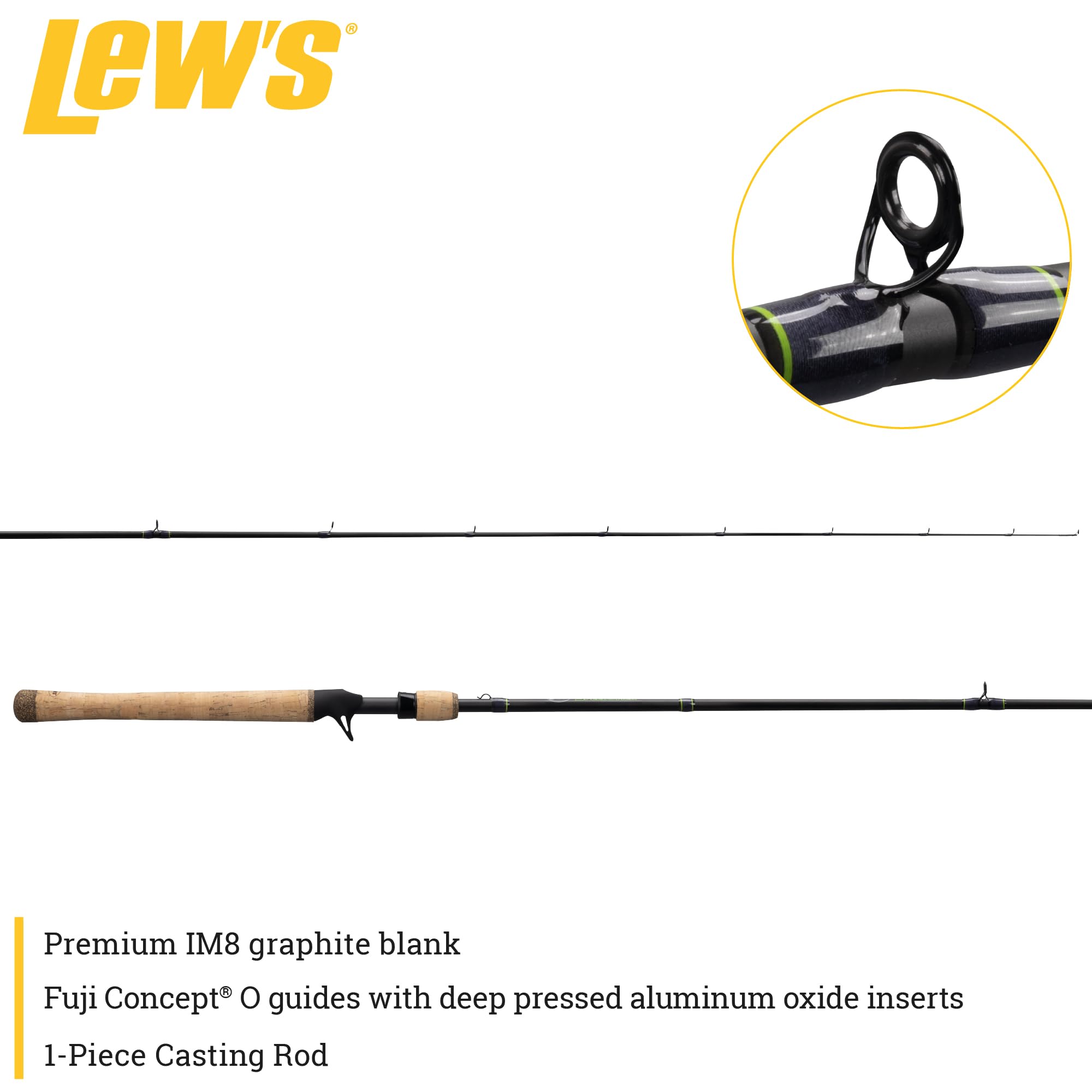 Lew's Speed Stick 6'6"-1 Medium/Moderate Casting Rod