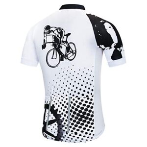 Cycling Jersey Mens Bike Jersey MTB Road Bicycle Clothing Summer Short Sleeve Pro Breathable Cycling Shirt Tops Jackets