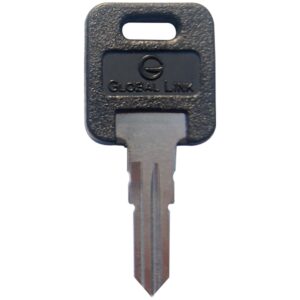 global link key-blank blank key for rv entry door locks - purple