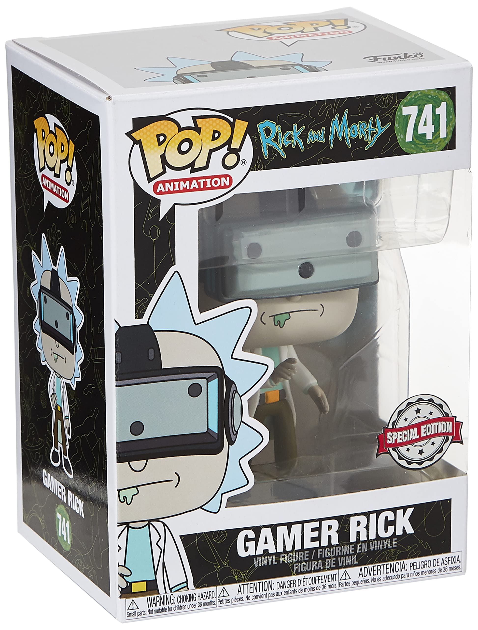 Funko POP! Rick & Morty Gamer Rick Vinyl Figure 10 cm