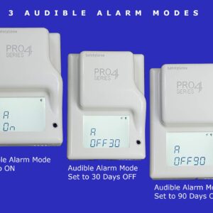 SafetySiren Pro4 Series (4th Gen) - Leader in Home Radon Detection Since 1993. Made in The USA - USA Version pCi/L