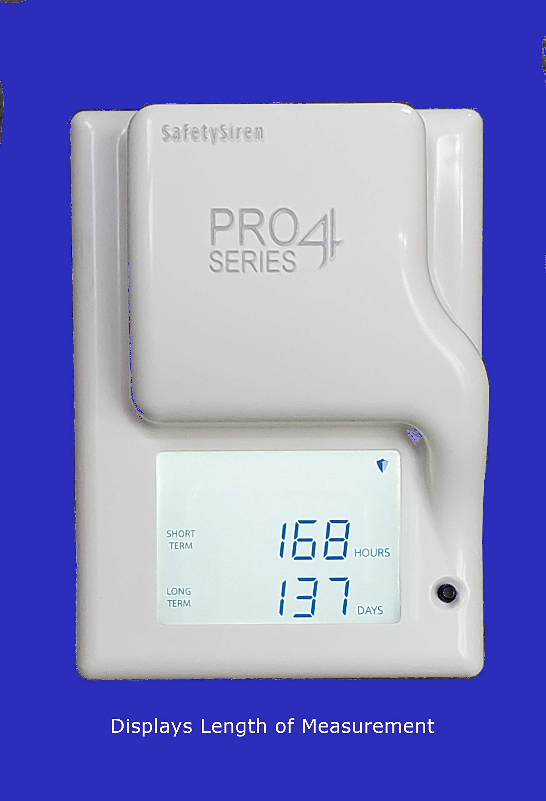 SafetySiren Pro4 Series (4th Gen) - Leader in Home Radon Detection Since 1993. Made in The USA - USA Version pCi/L