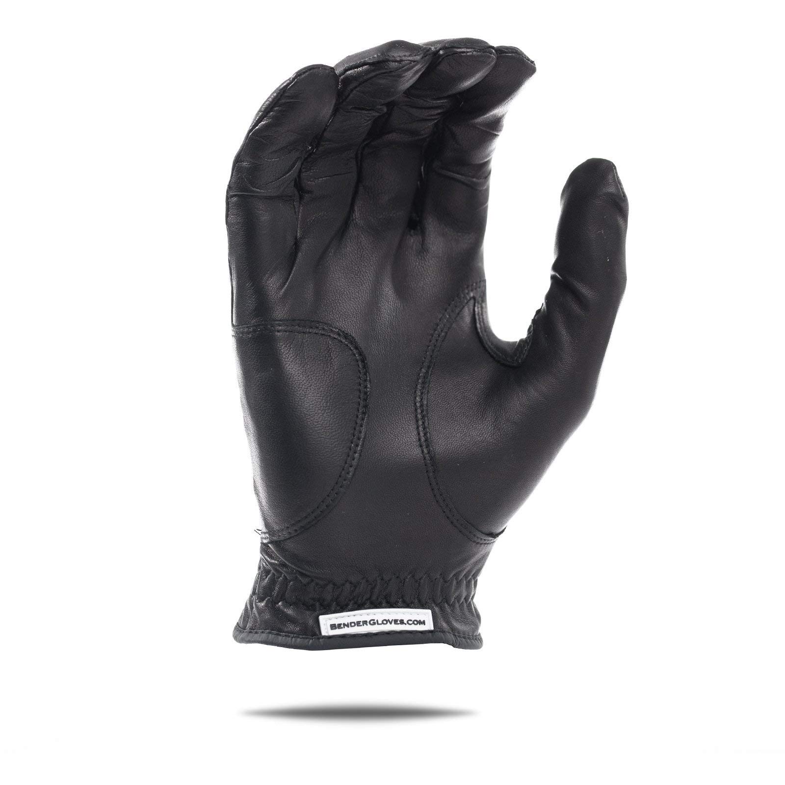 BG Bender Golf Glove | Wear On Left | (Black, Mens Small)