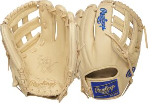 rawlings | heart of the hide baseball glove | r2g - narrow fit | kris bryant model | 12.25" | pro h web | left hand throw