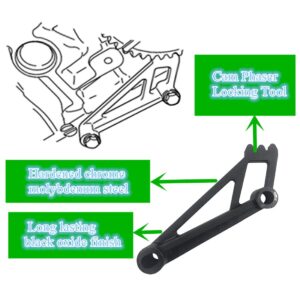 Cam Phaser Locking Tool and Crankshaft Positioning Tool Crankshaft Wrench Holder Fit for Ford 1993 4.2L/4.6L 2-valve,4.6L 4-valve 5.4L/6.8L V8 Similar to Rotunda 303-448,T93P-6303-A,6024&525219