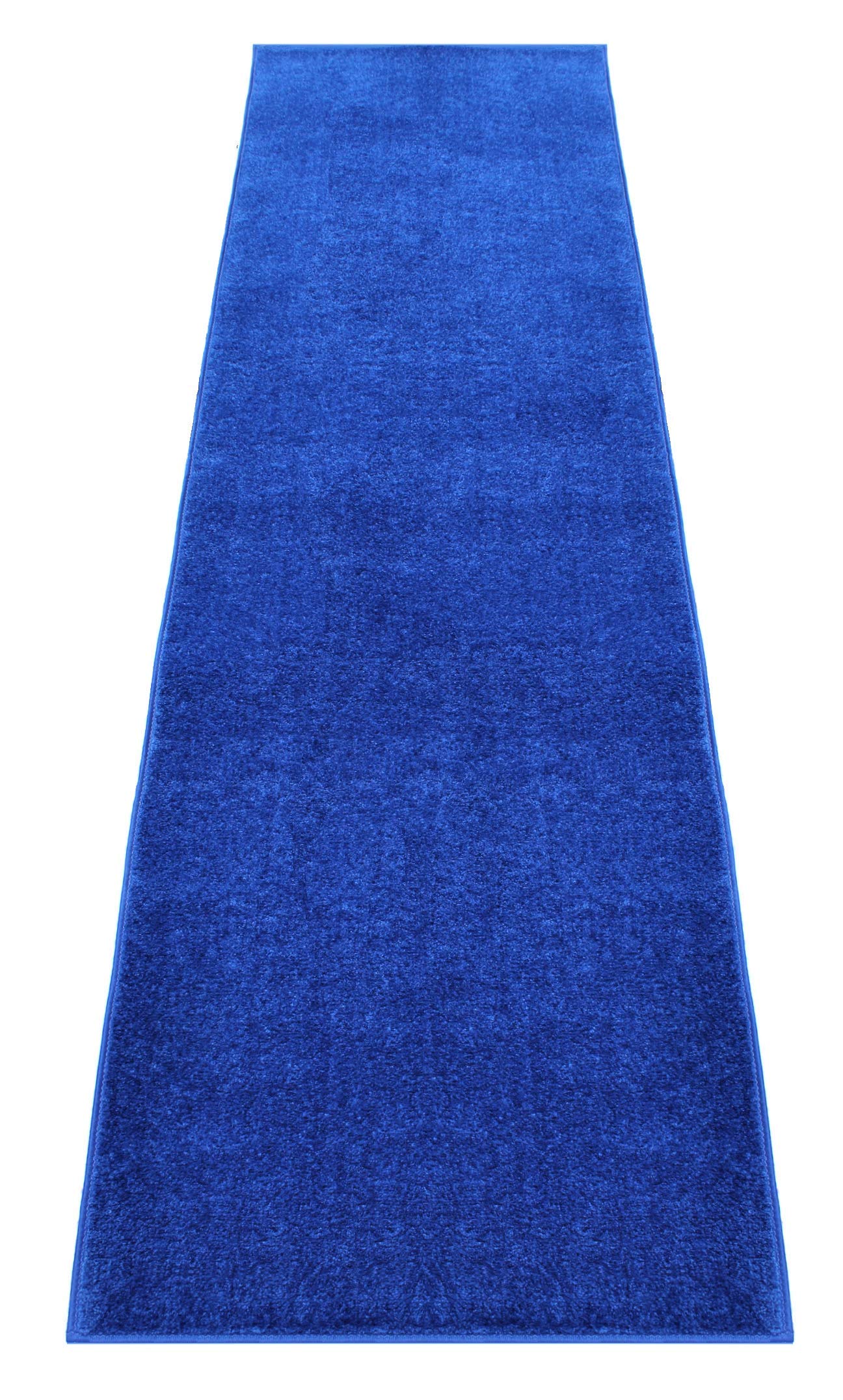 Event Carpet Aisle Runner - Quality Plush Pile Rug with Backing, Binding in Various Sizes (4 X 30 ft, Bright Royal Blue)