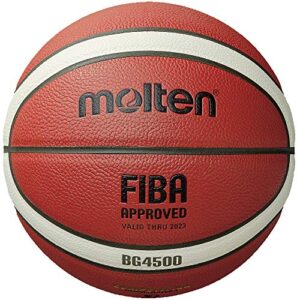 molten bg series composite basketball, fiba approved - bg4500, size 7, 2- tone (b7g4500)