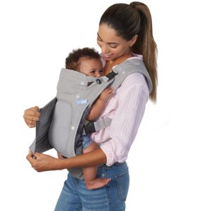 infantino in season - ergonomic, 5 layer carrier with face-in and face-out, front and back carry for newborns and toddlers 8-40 lbs, unisex