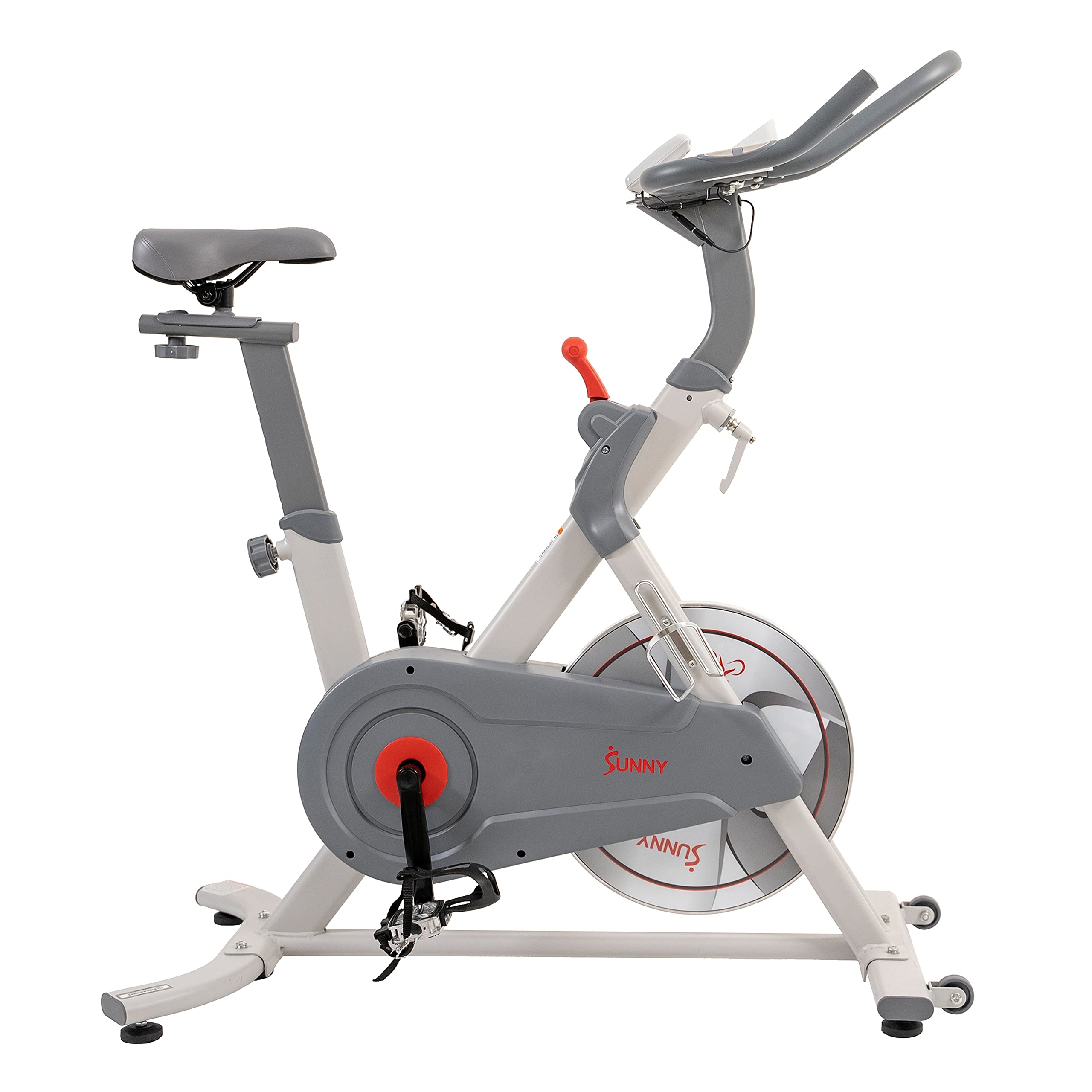 Sunny Health & Fitness Belt Drive Pro Lite Indoor Cycling Exercise Bike - SF-B1970 Silver