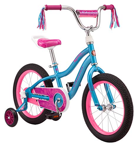 Schwinn Hopscotch Quick Build Kids Bike, 16-Inch Wheels, Smart Start Steel Frame, Easy Tool-Free Assembly, Teal