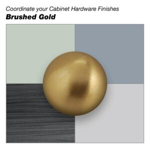 Richelieu Hardware BP9256320165 Masset Collection 12 5/8 in (320 mm) Center Brushed Gold Contemporary Cabinet Pull