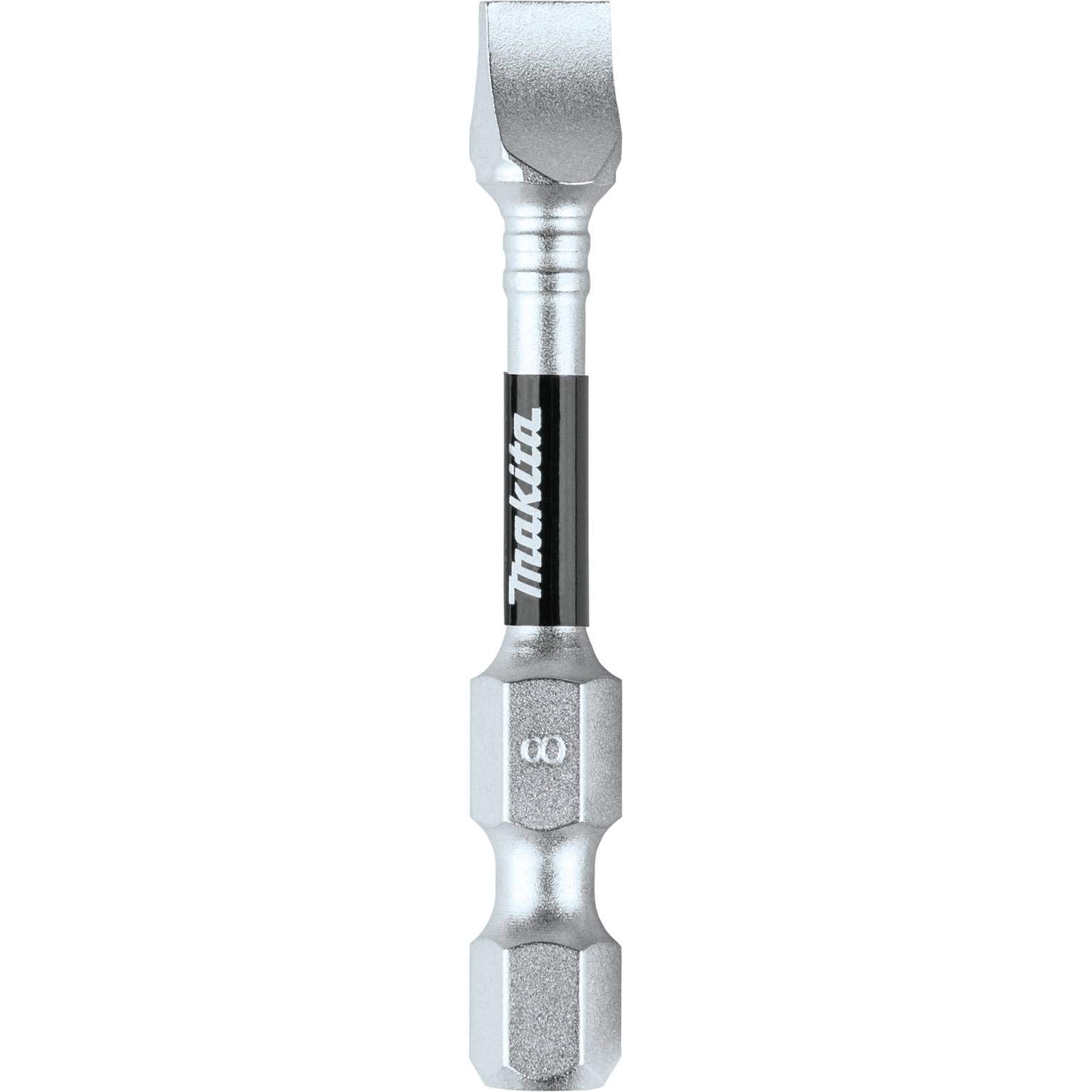 Makita E-01024 Impact XPS™ #8 Slotted 2" Power Bit, 5/pk