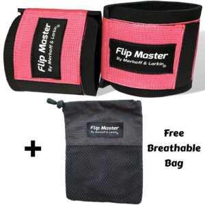 Flip Master Ankle Straps Tumbling Trainer | Gymnastics & Cheerleading Equipment For Back Flip/Tuck & Handspring Form | Adjustable Bands for Girls, Boys & Adults | For Cheer, Dance & Gymnastic Practice