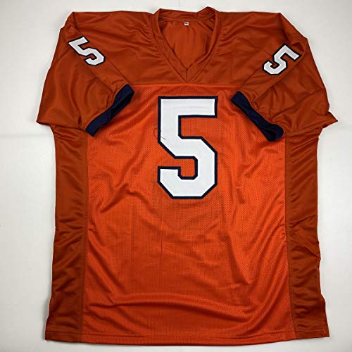 Autographed/Signed Tee Higgins Clemson Orange College Football Jersey JSA COA