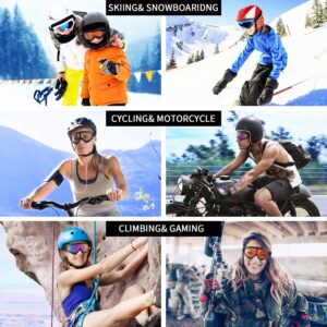 COOLOO Ski Goggles, Snow Snowboard Goggles for Men Women Kids - UV Protection Foam Anti-Scratch Dustproof