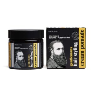 professor fuzzworthy's gentlemans hair & beard styling pomade - leave in conditioner all natural men's grooming with leatherwood honey & essential plant oils | handmade on tasmania australia
