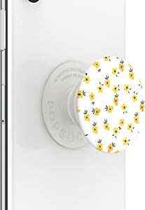 ​​​​PopSockets Phone Grip with Expanding Kickstand, Floral PopGrip - Black Eyed Suzies