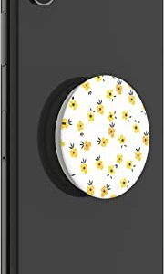 ​​​​PopSockets Phone Grip with Expanding Kickstand, Floral PopGrip - Black Eyed Suzies