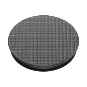 PopSockets Phone Grip with Expanding Kickstand, Simple PopGrip - Knurled Black