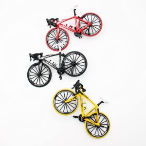 JAMOR Bicycle Model Mountain Bike Toy Racing Toy 1:10 Simulation Bike Mini Bike Model Zinc Alloy Racing Home Decoration Crafts Miniature Finger Mountain Bike (3)