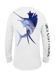 got sports upf 50+ fishing t shirts for men women long sleeve - uv sun protection, lightweight (sailfish medium)