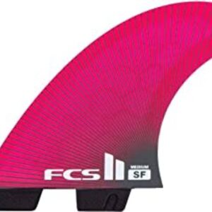 FCS II SF Performance Core Carbon Tri Fin Set - Pink - Medium