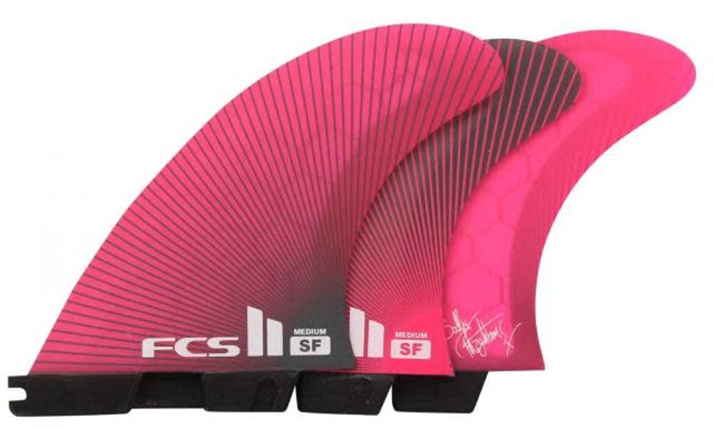 FCS II SF Performance Core Carbon Tri Fin Set - Pink - Medium