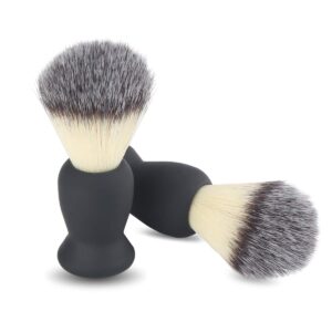 Dr.Nail 2 Pcs Shaving Brush-Men's Shave Brushes Shave Cream Brush Fast Lather Soap Brush for Men Perfect Father's Day Gifts for Dad Boyfriend