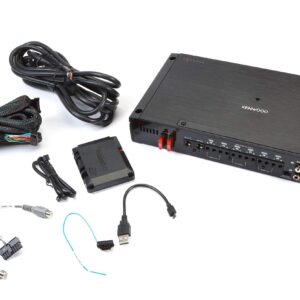 Kenwood Excelon P-XR600-6DSP 6-Channel Car Amplifier with Digital Signal Processing and Maestro AR Interface