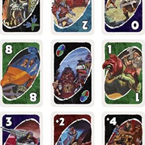 Mattel Games ​UNO Masters of The Universe Card Game for Kids, Adults and Game Night with Special Rule for 2-10 Players