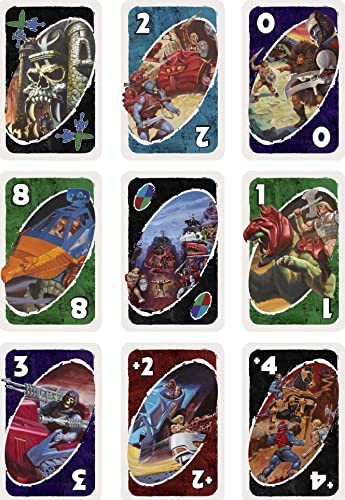 Mattel Games ​UNO Masters of The Universe Card Game for Kids, Adults and Game Night with Special Rule for 2-10 Players