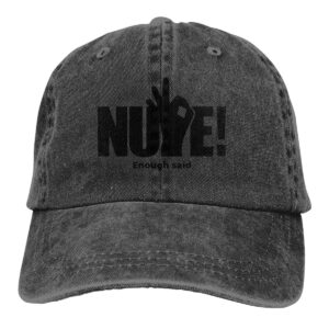 nupe kappa alpha psi and ok hand denim baseball cap adjustable hat for women and men black