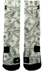 hoopswagg brand athletic socks cold cash small