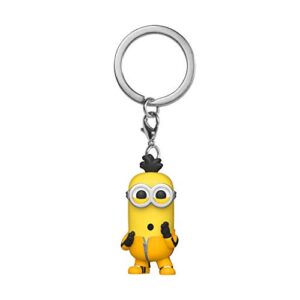 funko pop! keychain: minions: the rise of gru - kung fu kevin, multicolor