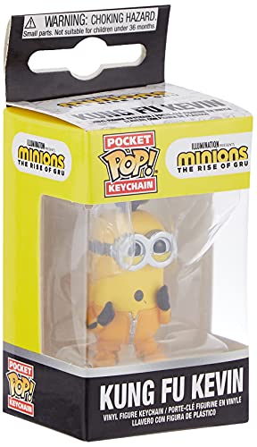 Funko Pop! Keychain: Minions: The Rise of Gru - Kung Fu Kevin, Multicolor