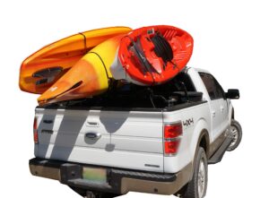 viking solutions truck bed kayak/sup rack - adjustable heavy-duty powder-coated steel construction supports 150lbs