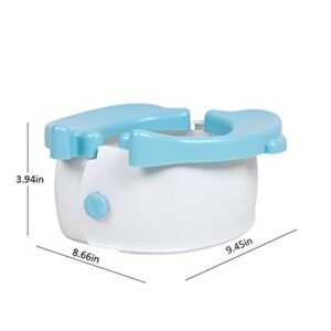 Baby Cute Dolphin Travel Potty Toilet Training Seat Trainer Portable Foldable Potty with 20 Potty Liners Disposable for Kids Boys Girls Children Toddlers