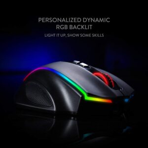 Redragon M686 Wireless Gaming Mouse, 16000 DPI Wired/Wireless Gamer Mouse with Professional Sensor, 45-Hour Durable Power Capacity, Customizable Macro and RGB Backlight for PC/Mac/Laptop