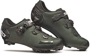 sidi jarin cycling shoe - men's olive green, 43.0