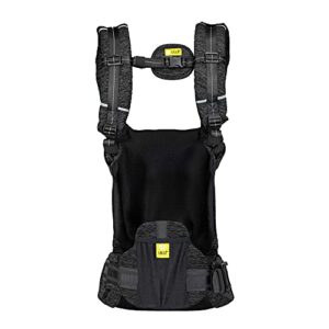 LÍLLÉbaby Pursuit Pro Ergonomic 6-in-1 Baby Carrier Newborn to Toddler - with Lumbar Support - for Children 7-45 Pounds - 360 Degree Baby Wearing - Inward and Outward Facing - Heathered Onyx