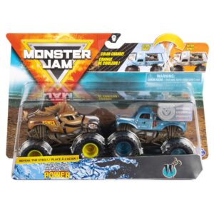 monster jam 1:64 scale color change horse power vs w whiplash