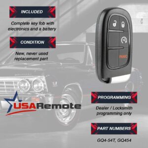 Key fits Ram 2013 2014 2015 2016 2017 2018 Smart Keyless Entry Remote Fob (GQ4-54T)