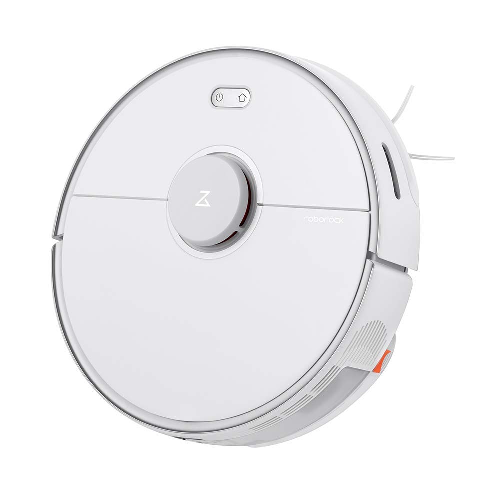 Roborock S5 MAX Robot Vacuum and Mop, Robotic Vacuum Cleaner with Electric-Tank, Self-Charging, Lidar Navigation, Selective Room Cleaning, No-mop Zones, 2000Pa Suction, 180mins Runtime (Renewed)