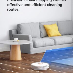 Roborock S5 MAX Robot Vacuum and Mop, Robotic Vacuum Cleaner with Electric-Tank, Self-Charging, Lidar Navigation, Selective Room Cleaning, No-mop Zones, 2000Pa Suction, 180mins Runtime (Renewed)