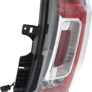 Evan Fischer Tail Light Compatible with 2015-2020 GMC Yukon and 2015-2020 Yukon XL LED Passenger Side - GM2801268, 84536243 For Models with LED Lights Only