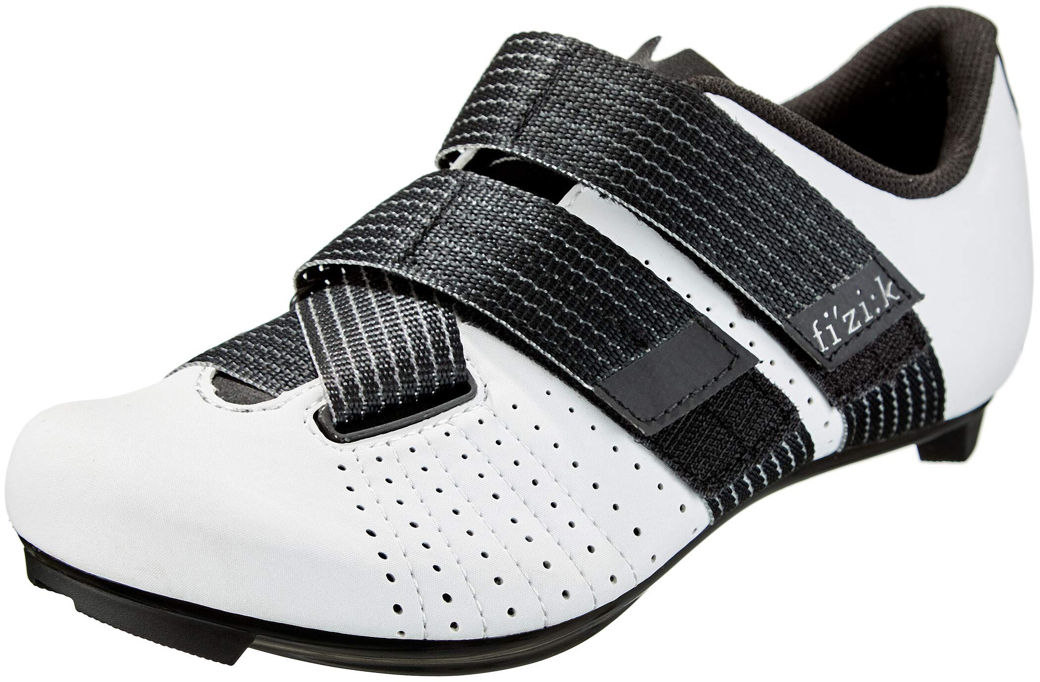 Fizik Powerstrap R5, Unisex Cycling Shoe Black White