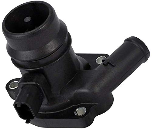 55565336 Engine Coolant Thermostat Housing Assembly with Water Inlet Fits 2013-2016 Buick Encore 2011-2016 Chevy Cruze 2012-2015 Chevy Sonic Replace 55593034 55579010 by Lucky Seven